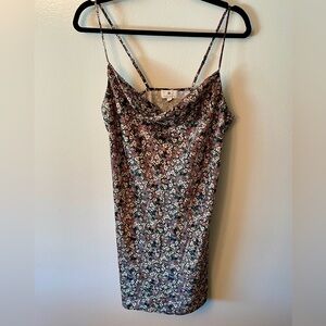 Socialite silky slip dress